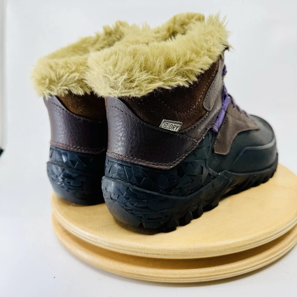 Merrell Fluorecein Shell 6 Women's Insulated Boots Size 7 Brown Winter Snow Rain